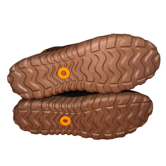 NWT BOGS Leather Casual Lace Classic Ankle Chukka Boots Mens 8.5 Black Lace Ups - Picture 10 of 11